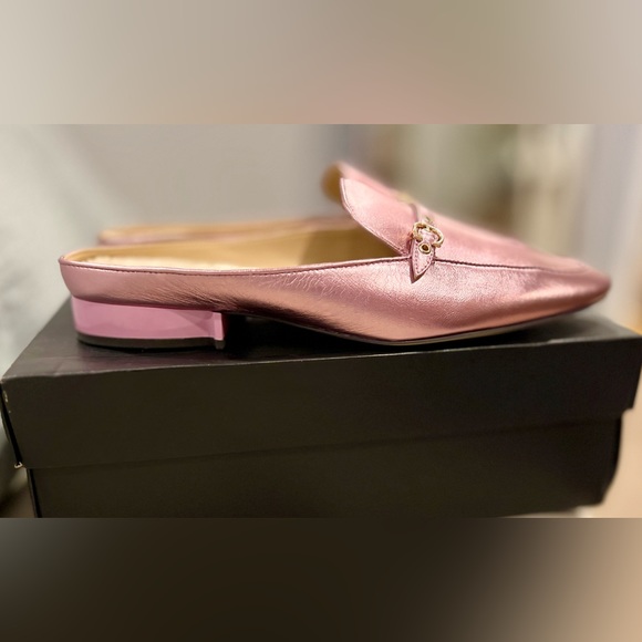 Coach Irene Shearling Metallic Pink
Leather Mules size 9.5 - Picture 3 of 11
